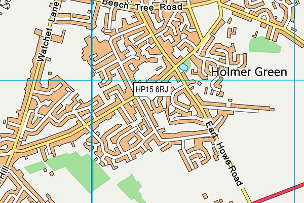 HP15 6RJ map - OS VectorMap District (Ordnance Survey) HP15 6RJ map - OS VectorMap District (Ordnance Survey)