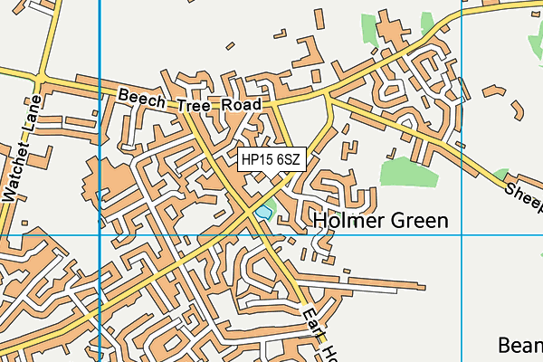 HP15 6SZ map - OS VectorMap District (Ordnance Survey) HP15 6SZ map - OS VectorMap District (Ordnance Survey)
