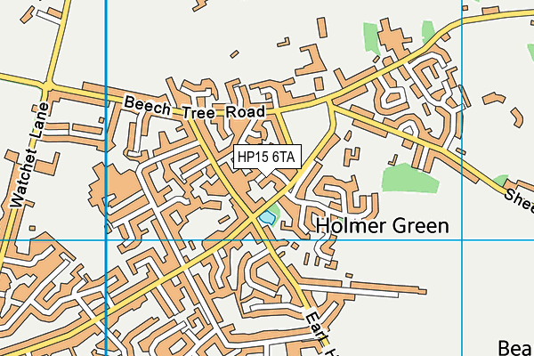 HP15 6TA map - OS VectorMap District (Ordnance Survey) HP15 6TA map - OS VectorMap District (Ordnance Survey)