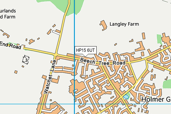 HP15 6UT map - OS VectorMap District (Ordnance Survey) HP15 6UT map - OS VectorMap District (Ordnance Survey)