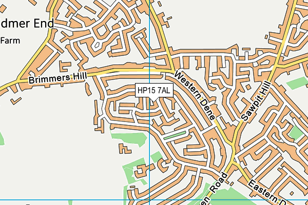 HP15 7AL map - OS VectorMap District (Ordnance Survey) HP15 7AL map - OS VectorMap District (Ordnance Survey)