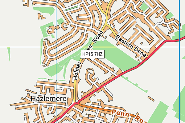 HP15 7HZ map - OS VectorMap District (Ordnance Survey) HP15 7HZ map - OS VectorMap District (Ordnance Survey)