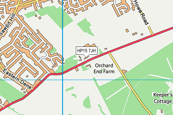 HP15 7JH map - OS VectorMap District (Ordnance Survey)