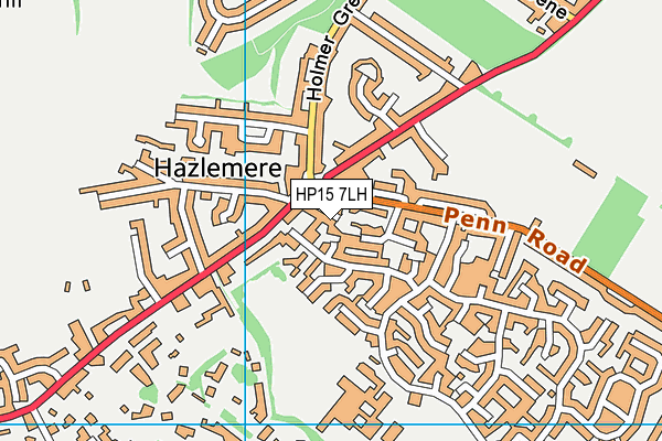 HP15 7LH map - OS VectorMap District (Ordnance Survey) HP15 7LH map - OS VectorMap District (Ordnance Survey)