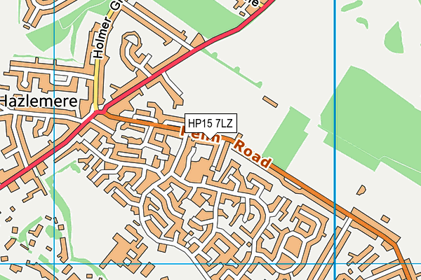 HP15 7LZ map - OS VectorMap District (Ordnance Survey) HP15 7LZ map - OS VectorMap District (Ordnance Survey)