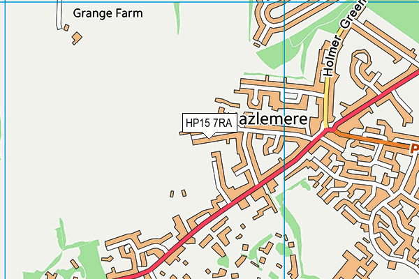 HP15 7RA map - OS VectorMap District (Ordnance Survey) HP15 7RA map - OS VectorMap District (Ordnance Survey)