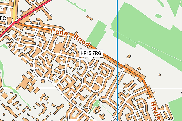 HP15 7RG map - OS VectorMap District (Ordnance Survey) HP15 7RG map - OS VectorMap District (Ordnance Survey)