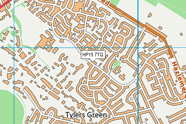 HP15 7TQ map - OS VectorMap District (Ordnance Survey) HP15 7TQ map - OS VectorMap District (Ordnance Survey)