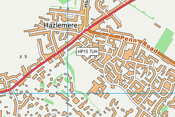 HP15 7UH map - OS VectorMap District (Ordnance Survey) HP15 7UH map - OS VectorMap District (Ordnance Survey)