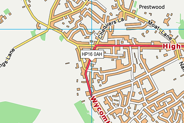 HP16 0AH map - OS VectorMap District (Ordnance Survey) HP16 0AH map - OS VectorMap District (Ordnance Survey)