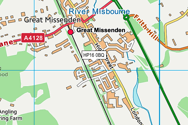 HP16 0BQ map - OS VectorMap District (Ordnance Survey) HP16 0BQ map - OS VectorMap District (Ordnance Survey)