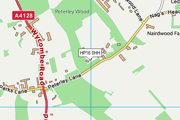 HP16 0HH map - OS VectorMap District (Ordnance Survey) HP16 0HH map - OS VectorMap District (Ordnance Survey)