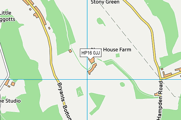 HP16 0JJ map - OS VectorMap District (Ordnance Survey) HP16 0JJ map - OS VectorMap District (Ordnance Survey)