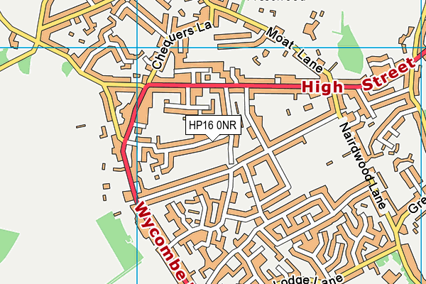 HP16 0NR map - OS VectorMap District (Ordnance Survey) HP16 0NR map - OS VectorMap District (Ordnance Survey)