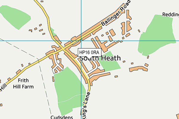 HP16 0RA map - OS VectorMap District (Ordnance Survey) HP16 0RA map - OS VectorMap District (Ordnance Survey)