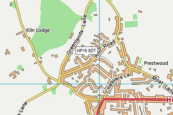 HP16 9DT map - OS VectorMap District (Ordnance Survey) HP16 9DT map - OS VectorMap District (Ordnance Survey)