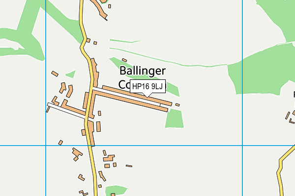HP16 9LJ map - OS VectorMap District (Ordnance Survey)