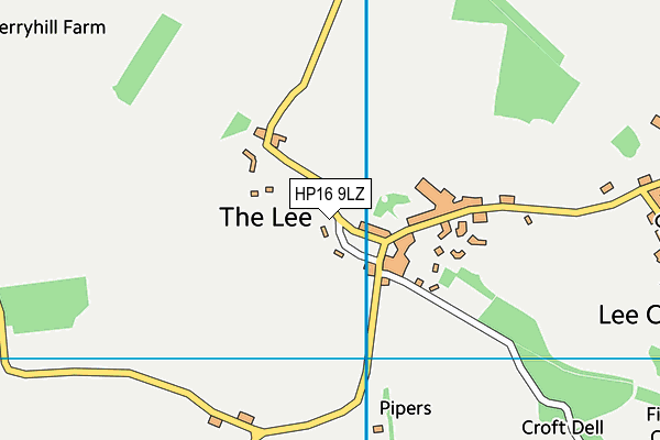 HP16 9LZ map - OS VectorMap District (Ordnance Survey) HP16 9LZ map - OS VectorMap District (Ordnance Survey)