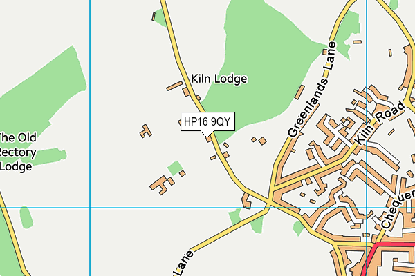 HP16 9QY map - OS VectorMap District (Ordnance Survey) HP16 9QY map - OS VectorMap District (Ordnance Survey)