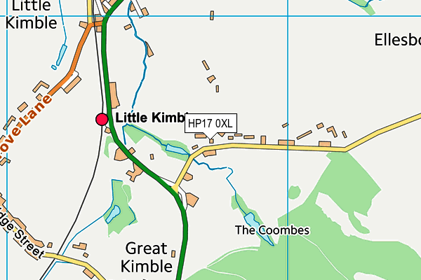 HP17 0XL map - OS VectorMap District (Ordnance Survey) HP17 0XL map - OS VectorMap District (Ordnance Survey)