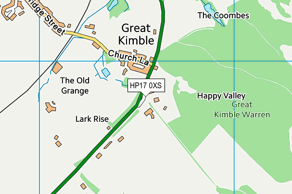 HP17 0XS map - OS VectorMap District (Ordnance Survey) HP17 0XS map - OS VectorMap District (Ordnance Survey)