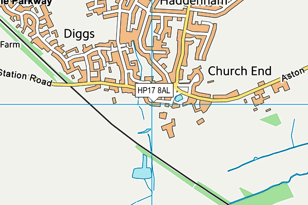 HP17 8AL map - OS VectorMap District (Ordnance Survey) HP17 8AL map - OS VectorMap District (Ordnance Survey)