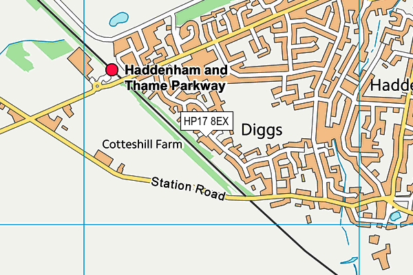 HP17 8EX map - OS VectorMap District (Ordnance Survey) HP17 8EX map - OS VectorMap District (Ordnance Survey)
