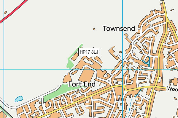 HP17 8LJ map - OS VectorMap District (Ordnance Survey) HP17 8LJ map - OS VectorMap District (Ordnance Survey)