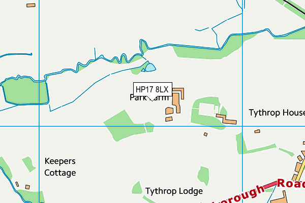 HP17 8LX map - OS VectorMap District (Ordnance Survey) HP17 8LX map - OS VectorMap District (Ordnance Survey)