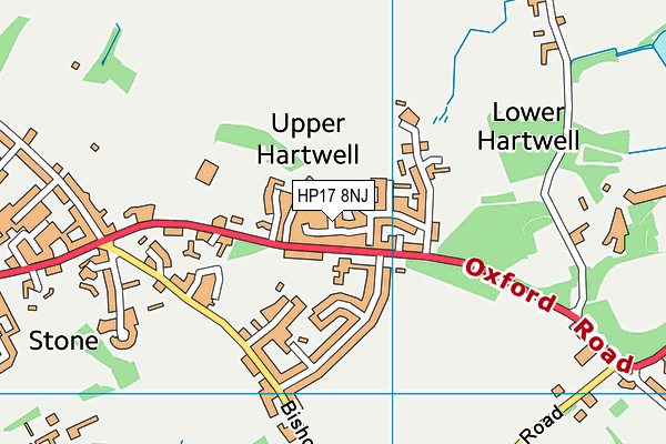 HP17 8NJ map - OS VectorMap District (Ordnance Survey)