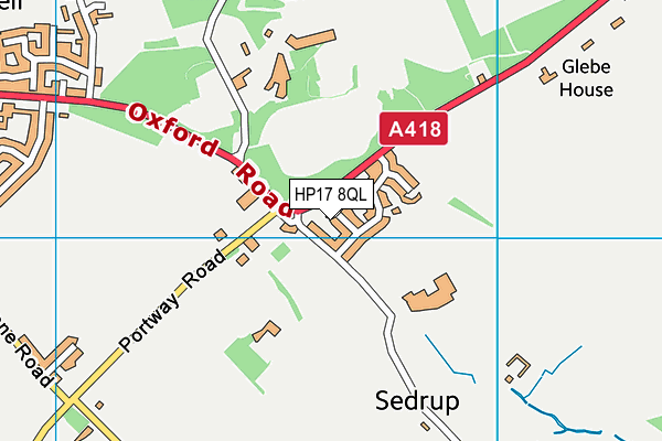 HP17 8QL map - OS VectorMap District (Ordnance Survey) HP17 8QL map - OS VectorMap District (Ordnance Survey)