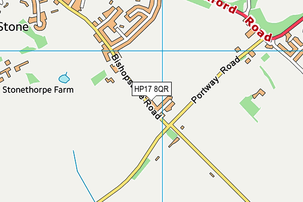 HP17 8QR map - OS VectorMap District (Ordnance Survey) HP17 8QR map - OS VectorMap District (Ordnance Survey)