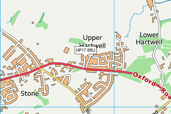 HP17 8RU map - OS VectorMap District (Ordnance Survey) HP17 8RU map - OS VectorMap District (Ordnance Survey)