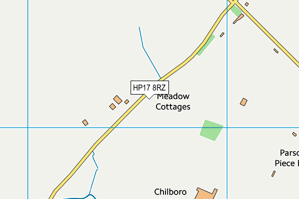 HP17 8RZ map - OS VectorMap District (Ordnance Survey)