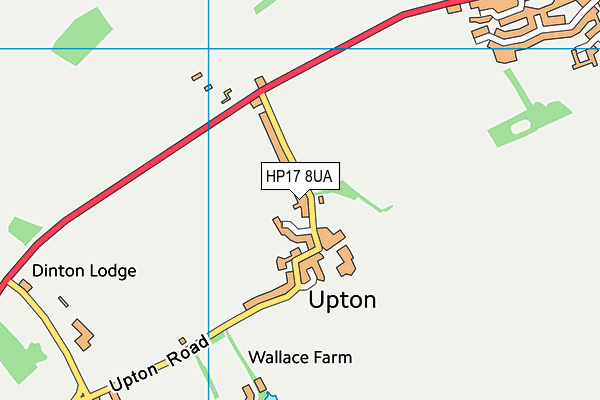 HP17 8UA map - OS VectorMap District (Ordnance Survey) HP17 8UA map - OS VectorMap District (Ordnance Survey)