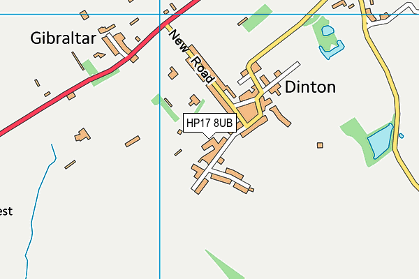 HP17 8UB map - OS VectorMap District (Ordnance Survey) HP17 8UB map - OS VectorMap District (Ordnance Survey)