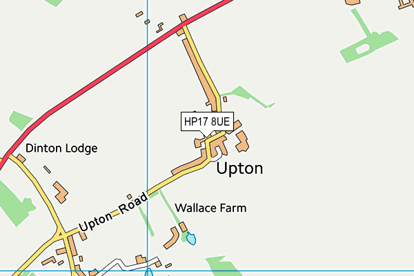 HP17 8UE map - OS VectorMap District (Ordnance Survey) HP17 8UE map - OS VectorMap District (Ordnance Survey)