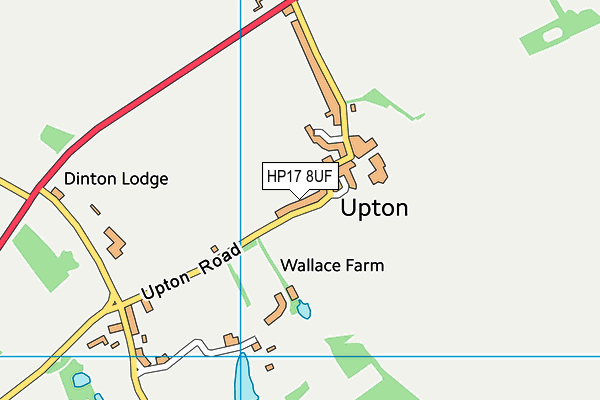HP17 8UF map - OS VectorMap District (Ordnance Survey) HP17 8UF map - OS VectorMap District (Ordnance Survey)