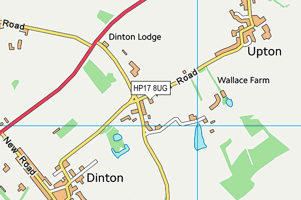 HP17 8UG map - OS VectorMap District (Ordnance Survey) HP17 8UG map - OS VectorMap District (Ordnance Survey)