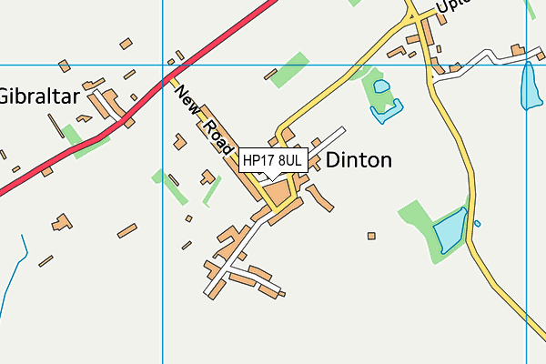 HP17 8UL map - OS VectorMap District (Ordnance Survey) HP17 8UL map - OS VectorMap District (Ordnance Survey)