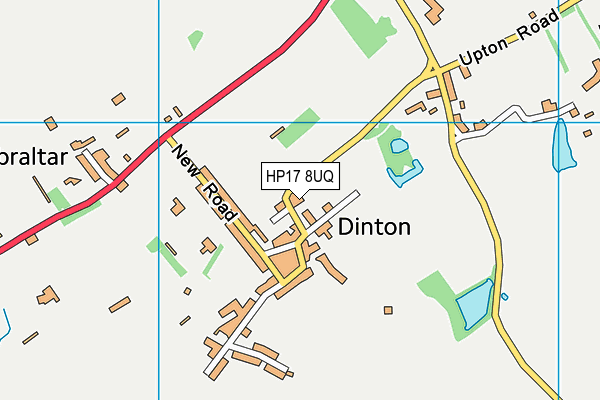 HP17 8UQ map - OS VectorMap District (Ordnance Survey) HP17 8UQ map - OS VectorMap District (Ordnance Survey)