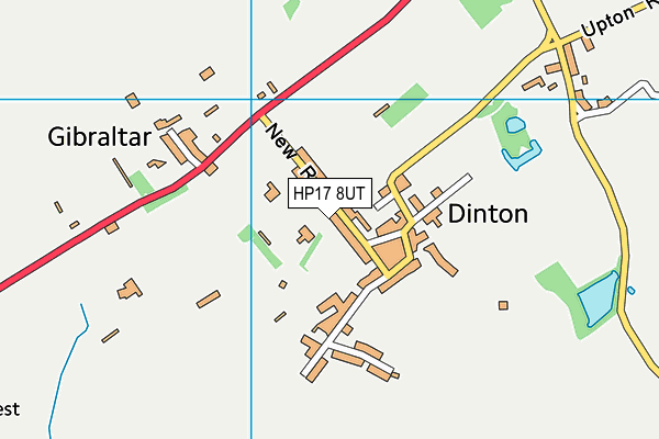 HP17 8UT map - OS VectorMap District (Ordnance Survey) HP17 8UT map - OS VectorMap District (Ordnance Survey)