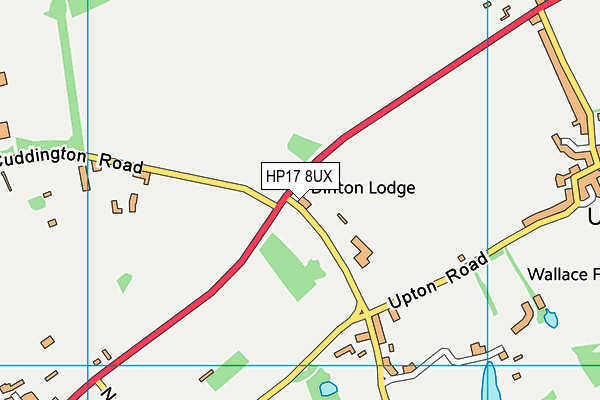 HP17 8UX map - OS VectorMap District (Ordnance Survey) HP17 8UX map - OS VectorMap District (Ordnance Survey)