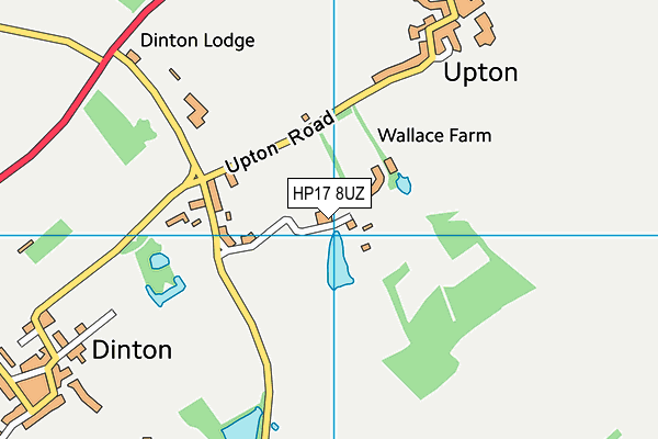 HP17 8UZ map - OS VectorMap District (Ordnance Survey) HP17 8UZ map - OS VectorMap District (Ordnance Survey)