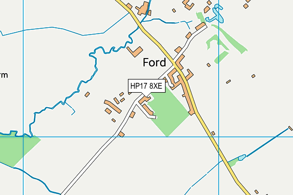 HP17 8XE map - OS VectorMap District (Ordnance Survey) HP17 8XE map - OS VectorMap District (Ordnance Survey)