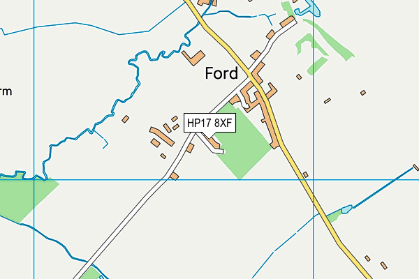 HP17 8XF map - OS VectorMap District (Ordnance Survey) HP17 8XF map - OS VectorMap District (Ordnance Survey)