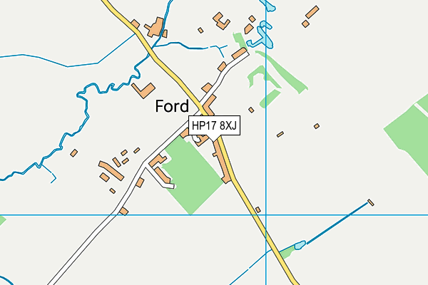 HP17 8XJ map - OS VectorMap District (Ordnance Survey) HP17 8XJ map - OS VectorMap District (Ordnance Survey)