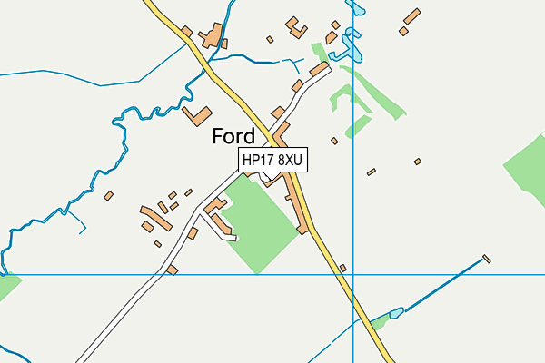 HP17 8XU map - OS VectorMap District (Ordnance Survey) HP17 8XU map - OS VectorMap District (Ordnance Survey)
