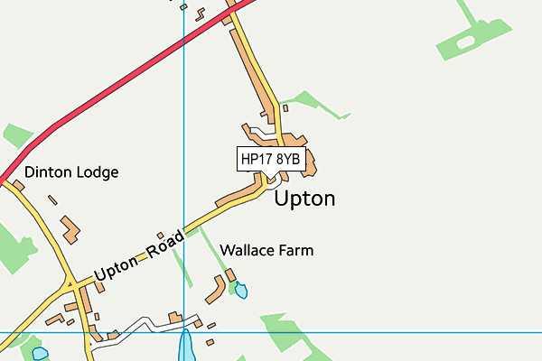 HP17 8YB map - OS VectorMap District (Ordnance Survey) HP17 8YB map - OS VectorMap District (Ordnance Survey)