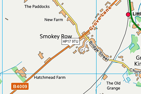 HP17 9TU map - OS VectorMap District (Ordnance Survey)
